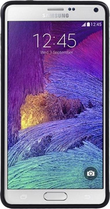 Produktbild König Design Schutzhülle TPU Case für Handy Samsung Galaxy Note 4 SM N910 Schwarz (Samsung Galaxy Note 4)