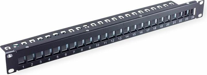 Produktbild Value 19-Keystone-Modulträger 1HE 24 Ports geschirmt einteilig (26.99.0369)