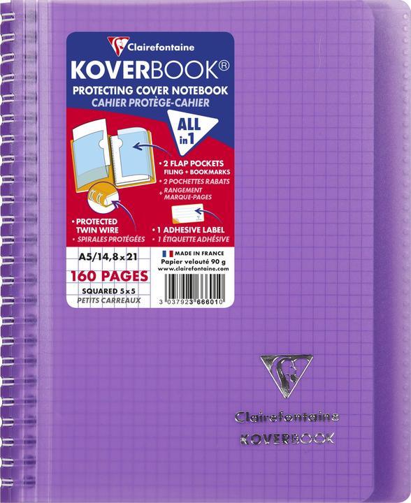 Produktbild Clairefontaine Koverbook (A5, Kariert)