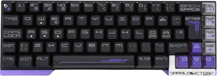 Actual product image Varmilo VYU68 Victory Hall Effect 65% Mechanical Gaming Keyboard (DE, Cable)