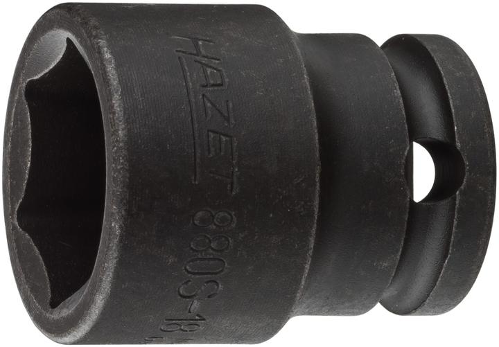 Produktbild HAZET Schlag-, Maschinenschrauber Steckschlüsseleinsatz ∙ Sechskant 880S-18 ∙ Vierkant10 mm (3/8 Zo… (18 mm)