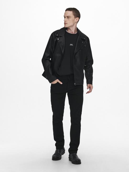 Produktbild Only & Sons Biker Kunstlederjacke (XL)