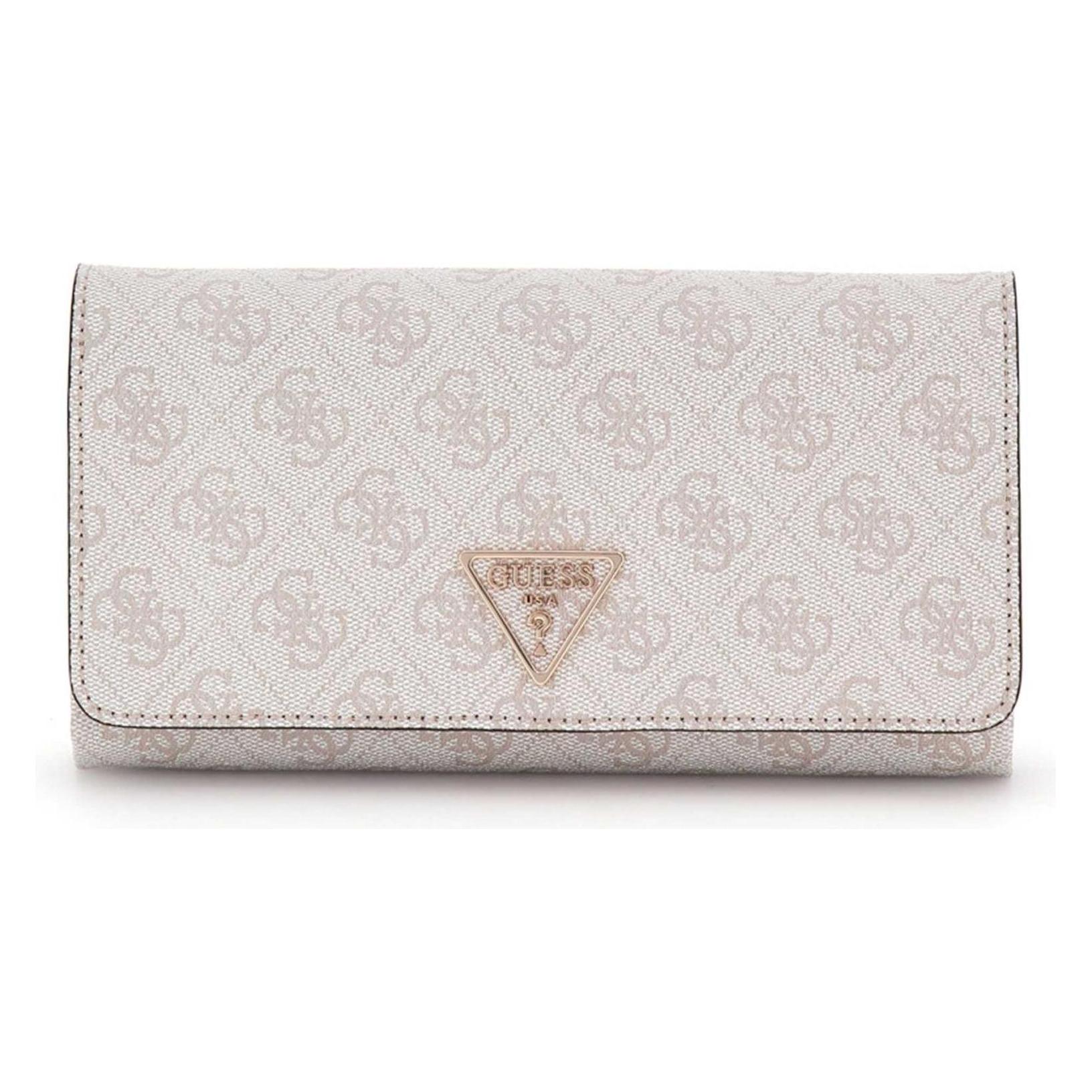 Guess, Damen, Handtasche, Noelle Xbody Flap Organizer, Beige