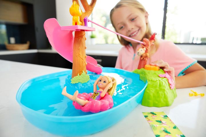 Immagine prodotto Barbie e Chelsea Il compleanno perduto Il fiume della giungla Play Set