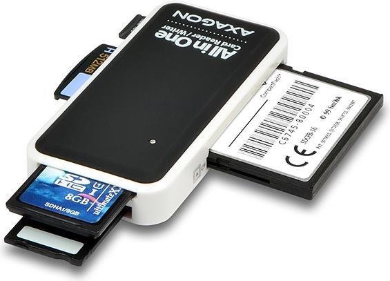 Actual product image Axagon CRE-X1 - CF - CF Type II - MMC - MMC Mobile - MMCmicro - MS Duo - MS PRO - Memory (USB 2.0)