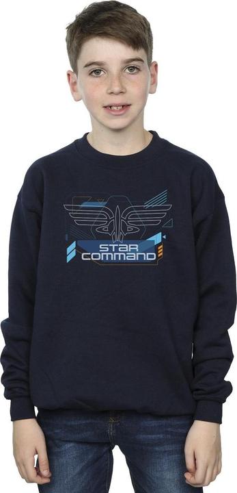 Actual product image Disney Boys Lightyear Star Command Icons Sweatshirt (116)