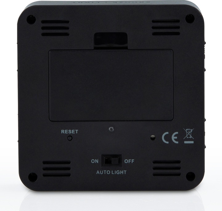 Actual product image Alecto AK-20 Digital Alarm Clock with Thermometer (Black)