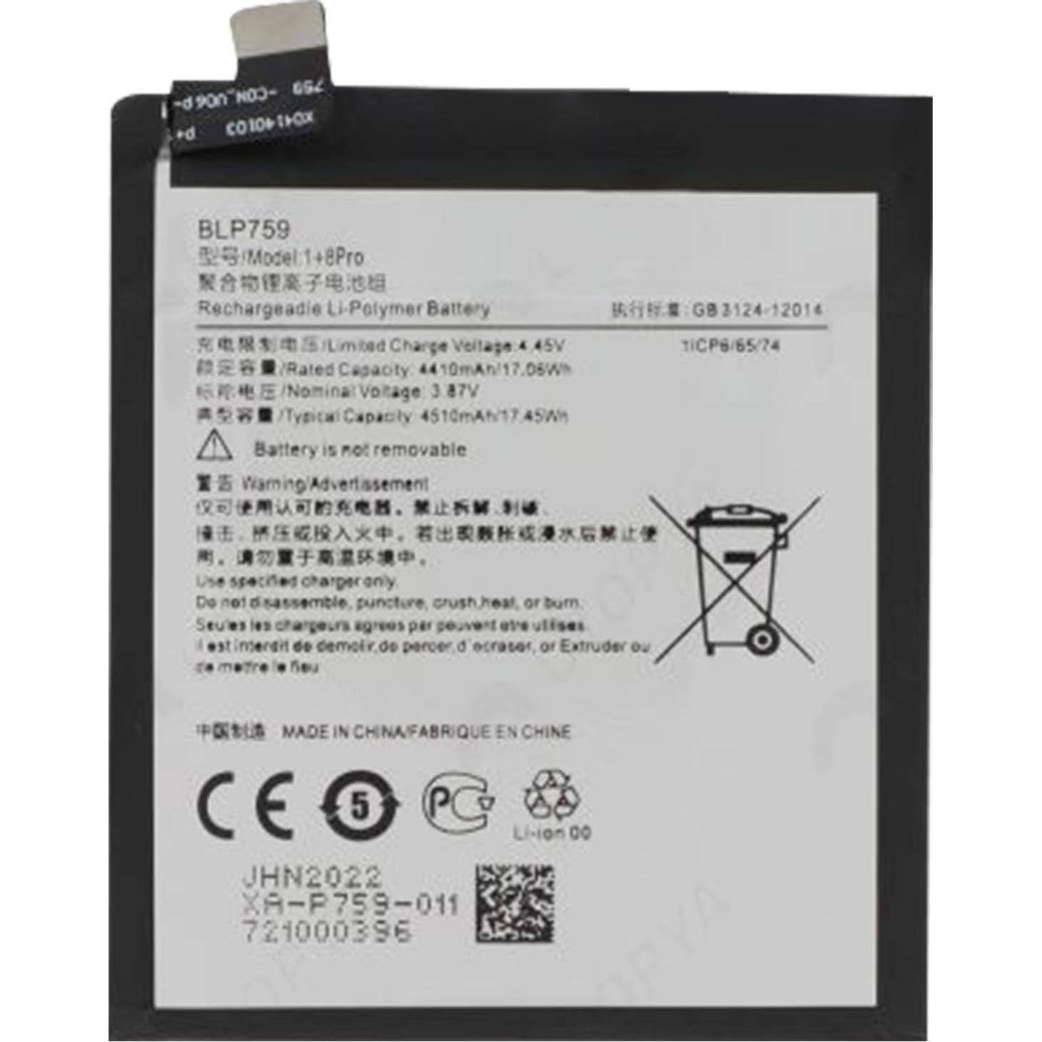 Thumbnail - Clappio 4510mAh Ersatzakku, Smartphone Akku