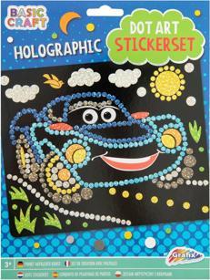 Produktbild Grafix Aufkleberset Holographic Dot 3 Sort