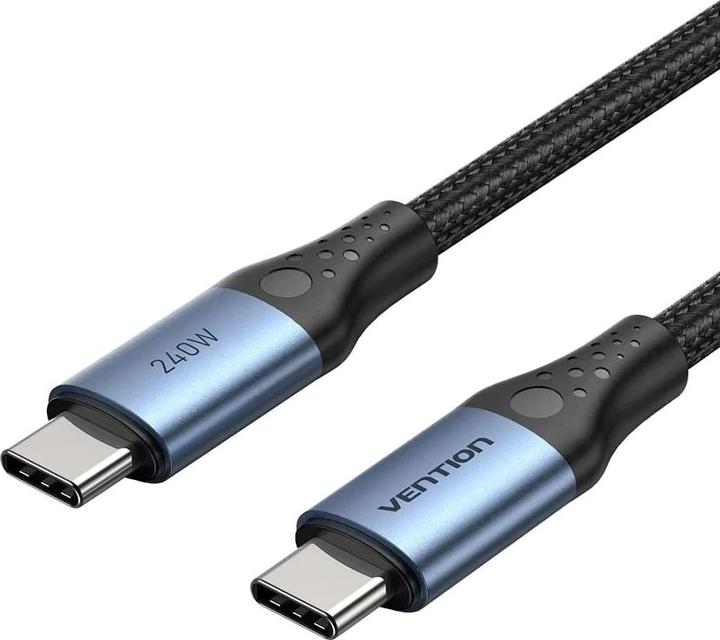 Immagine prodotto Vention Kabel USB-C do USB-C USB 2.0 5A 240W 1.5m czarny (1.50 m, USB 2.0, 240 W)