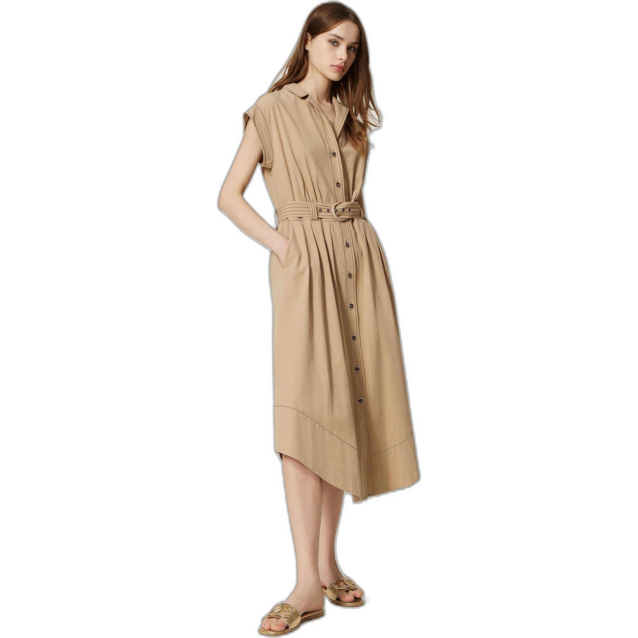 Twinset, Damen, Kleider, kleid damen, Grau, (42)