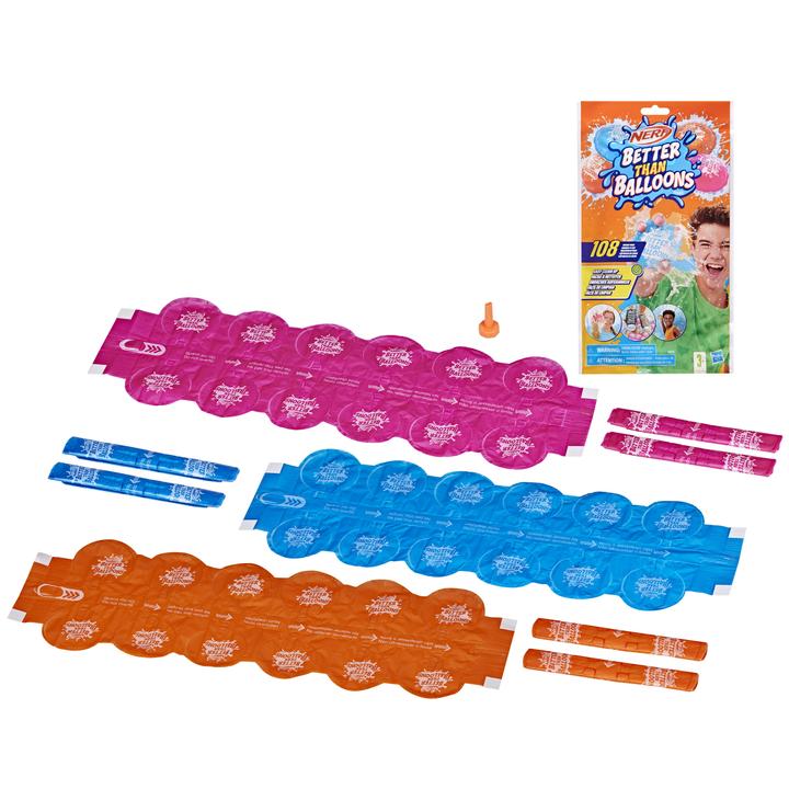 Image du produit Nerf Better than Ballons Core 108 pcs. présentoir de comptoir (1 x)