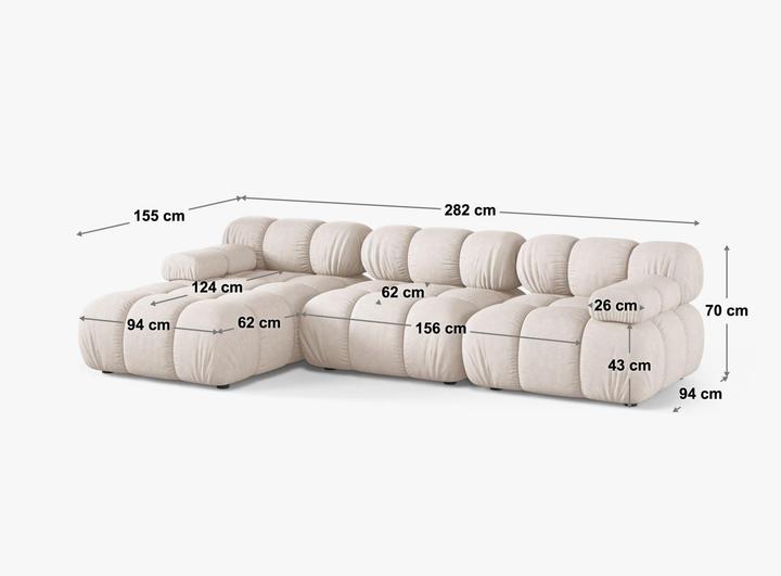 Produktbild Micadoni Bellis (Ecksofa, Modular Sofa)