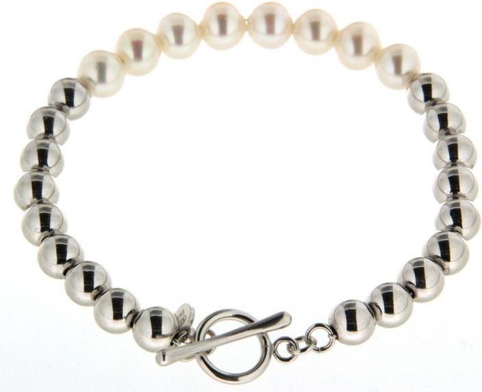 Adriana la mia Perla Portofino (19 cm, Silber, Perle)