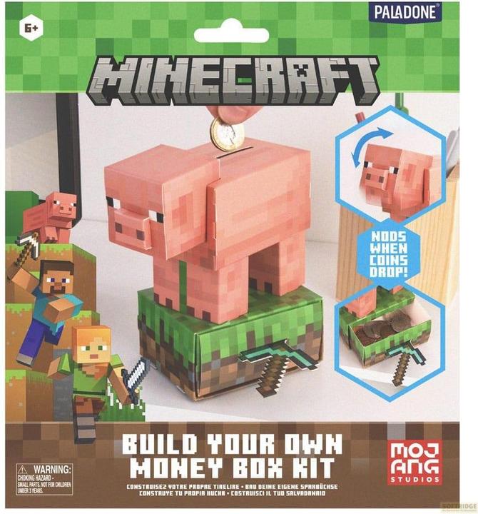Produktbild Paladone Products Minecraft Pig Build Your Own Money Box Kit