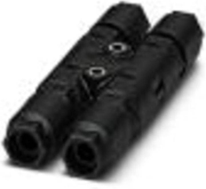 Image du produit Phoenix Contact 1414719 Série de distributeurs à fiche ronde (connecteur rond) : QPD Nombre total de pôles : 2 + PE