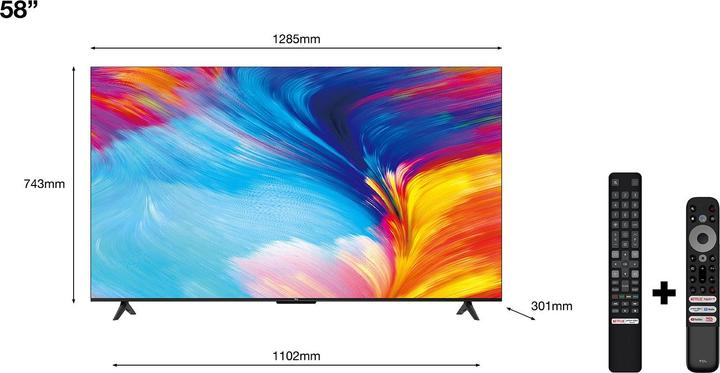 Actual product image TCL 58P635 (58", LED, 4K, 2022)