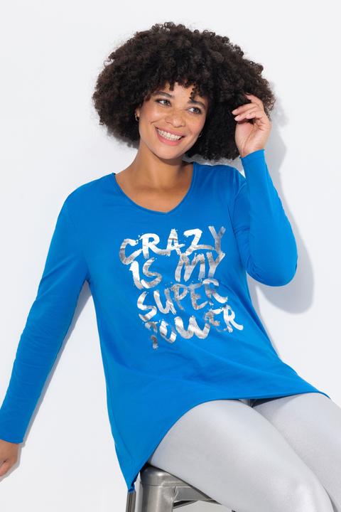 Produktbild Angel of Style T-Shirt, A-Linie, Metallic-Print, Langarm (54)