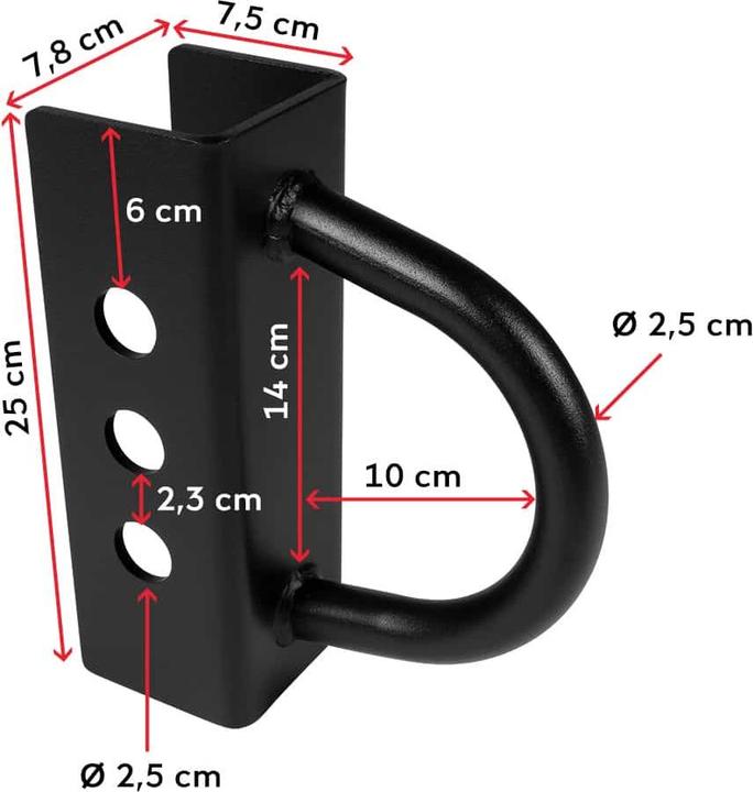 Actual product image Gladiatorfit Battle Rope Hook