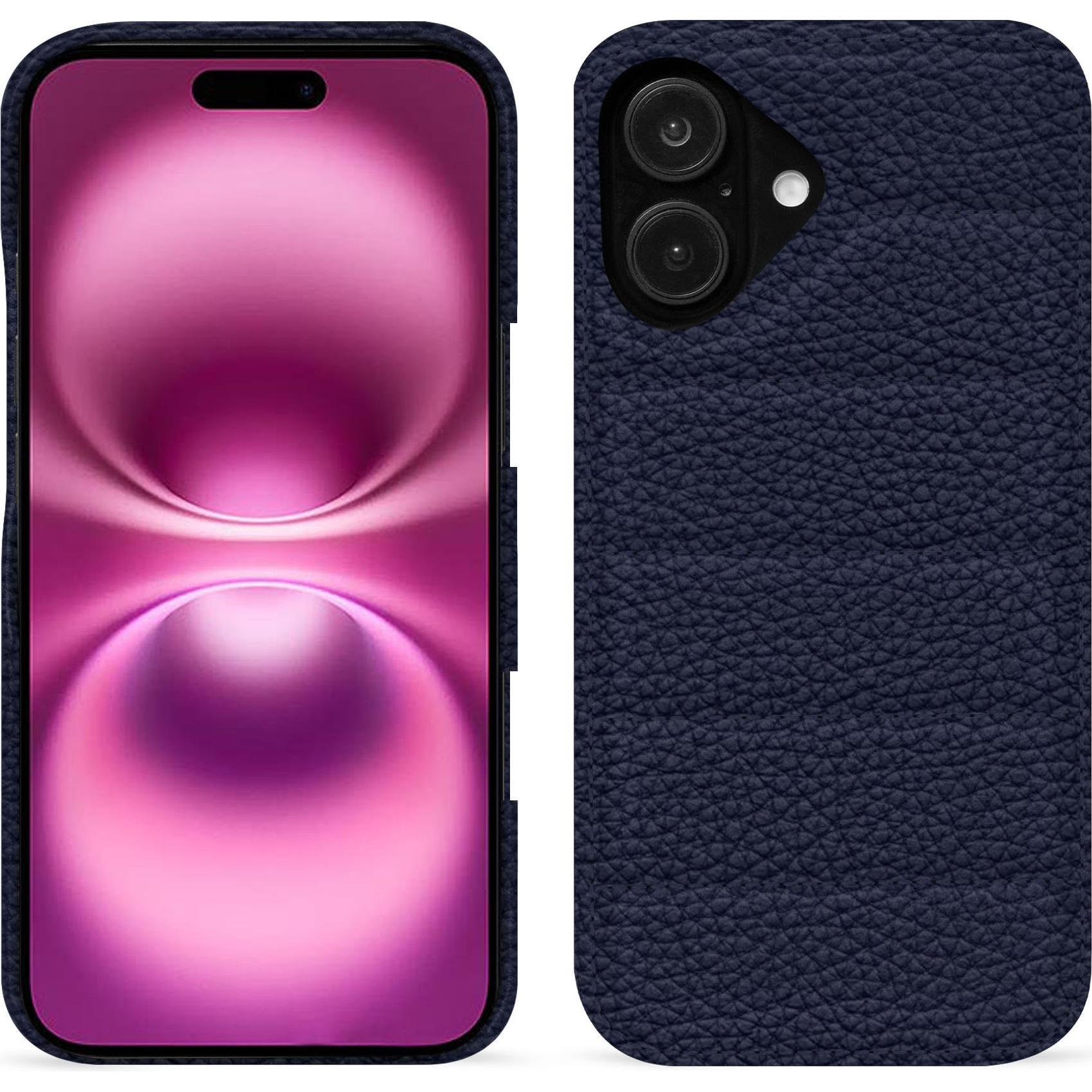 Thumbnail - Noreve Lederschutzhülle (Apple iPhone 16 Plus), Smartphone Hülle, Violett