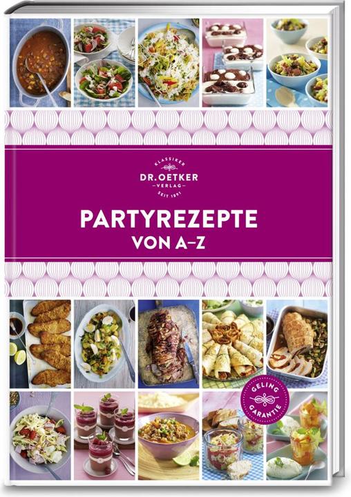 Image du produit Dr. Oetker Partyrezepte von A - Z (Allemand, DrOetker, 2018)