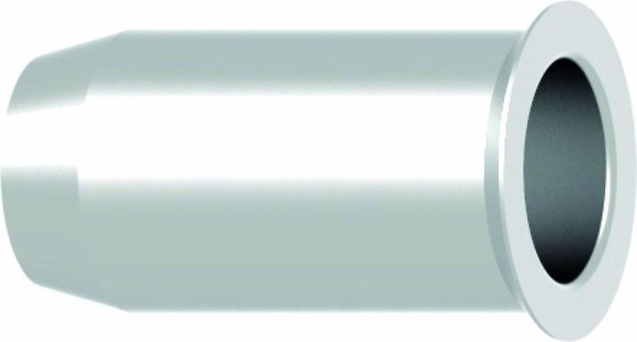 Productafbeelding Gesipa Blindklinkmoer Rivet schacht d x l 9 x 15,5 mm M6 aluminium kleine kop 250 stuks