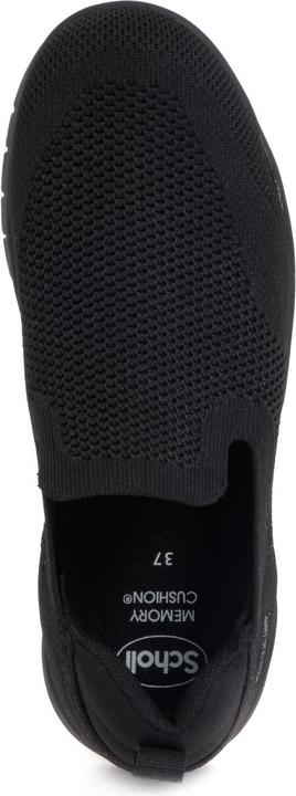 Actual product image Scholl JUMP SLIP ON Knittext-U BLACK Unisex Sneakers - BLACK - Maat 39 (39)