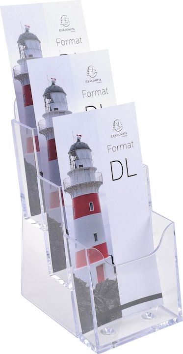 Immagine prodotto Exacompta Porta brochure 1/3 A4 (DL, DIN lungo (11 x 22 cm))