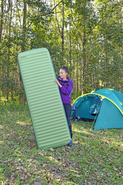 Actual product image Bestway ComforTrek Luxe Self-Inflating Large Rectangular Sleeping Air Pad