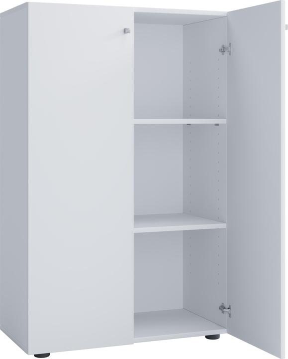 Produktbild VCM Holz Büroschrank Aktenregal Lona 3 Fächer mit Drehtüren (70 x 40 x 111 cm)