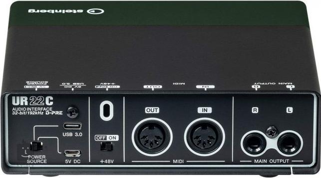 Actual product image Steinberg UR22C Green (USB)