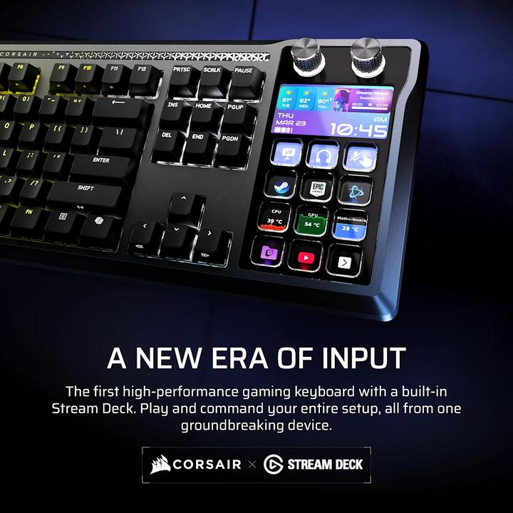 Produktbild Corsair Galleon 100 SD mit integriertem Stream Deck (US, Kabelgebunden)
