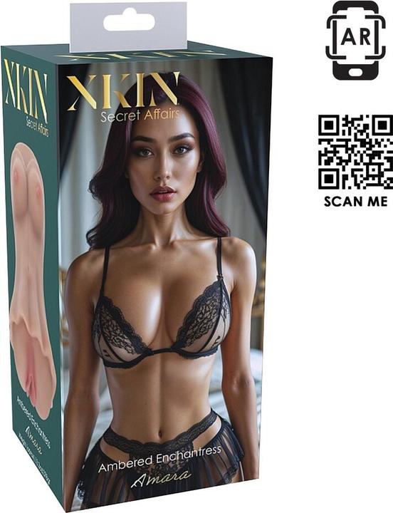 Produktbild Xkin Secret Affairs - Ambered Enchantress Amara - TPE Large Masturbator - 378g - Tan