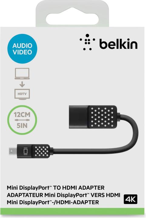 Produktbild Belkin Mini DP zu (HDMI, Mini DP, 12.70 cm)