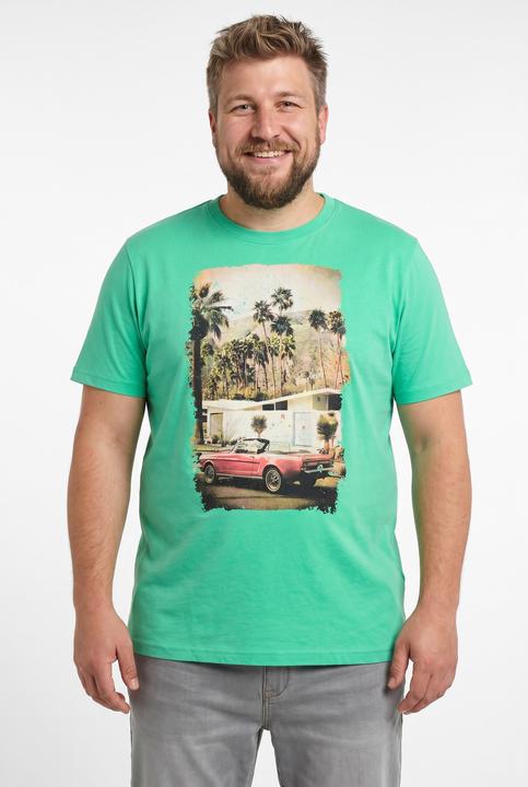 Produktbild Men+ T-Shirts, 2er-Pack, Halbarm, Print, Rundhals (L)