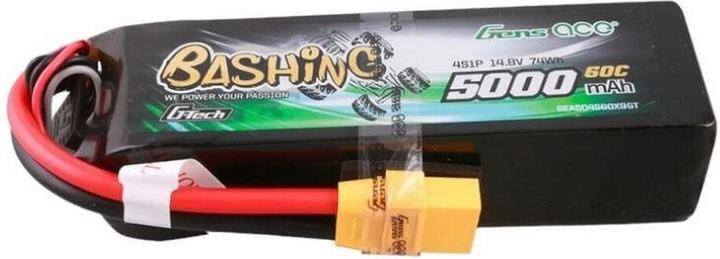 Produktbild Gens Ace G-Tech 5000mAh 14.8V 4S1P 60C Lipo Battery Pack with XT90 Plug-Bashing Series (14.80 V, 5000 mAh)