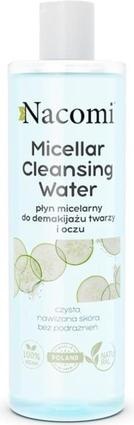 Nacomi Micellar Cleansing Water micellar liquid for face and eye make-up removal Cucumber 400ml (Make-Up Entferner, 400 ml)