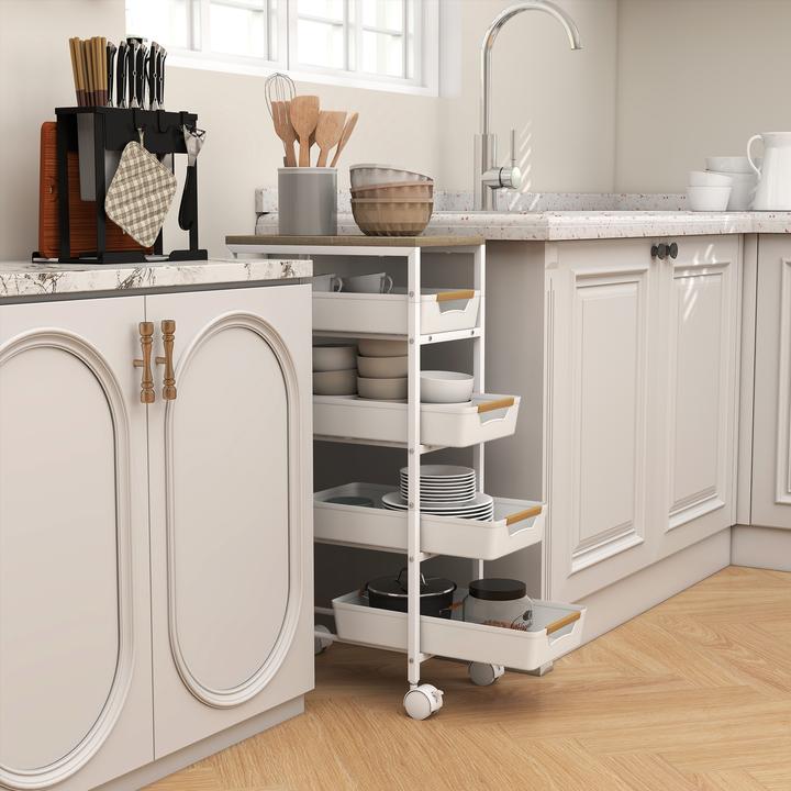 Actual product image Homcom Kitchen trolley