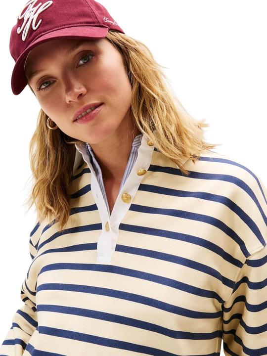 Produktbild Tommy Hilfiger Gold Button Rugby Terry Sweatshirt Pullover (XXL)