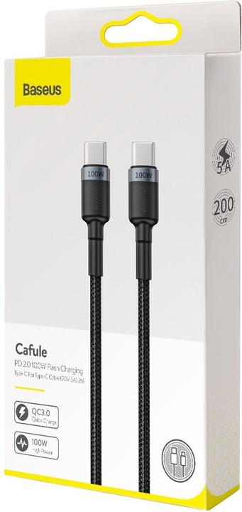 Actual product image Baseus Cafule (2 m, USB 2.0, 100 W)