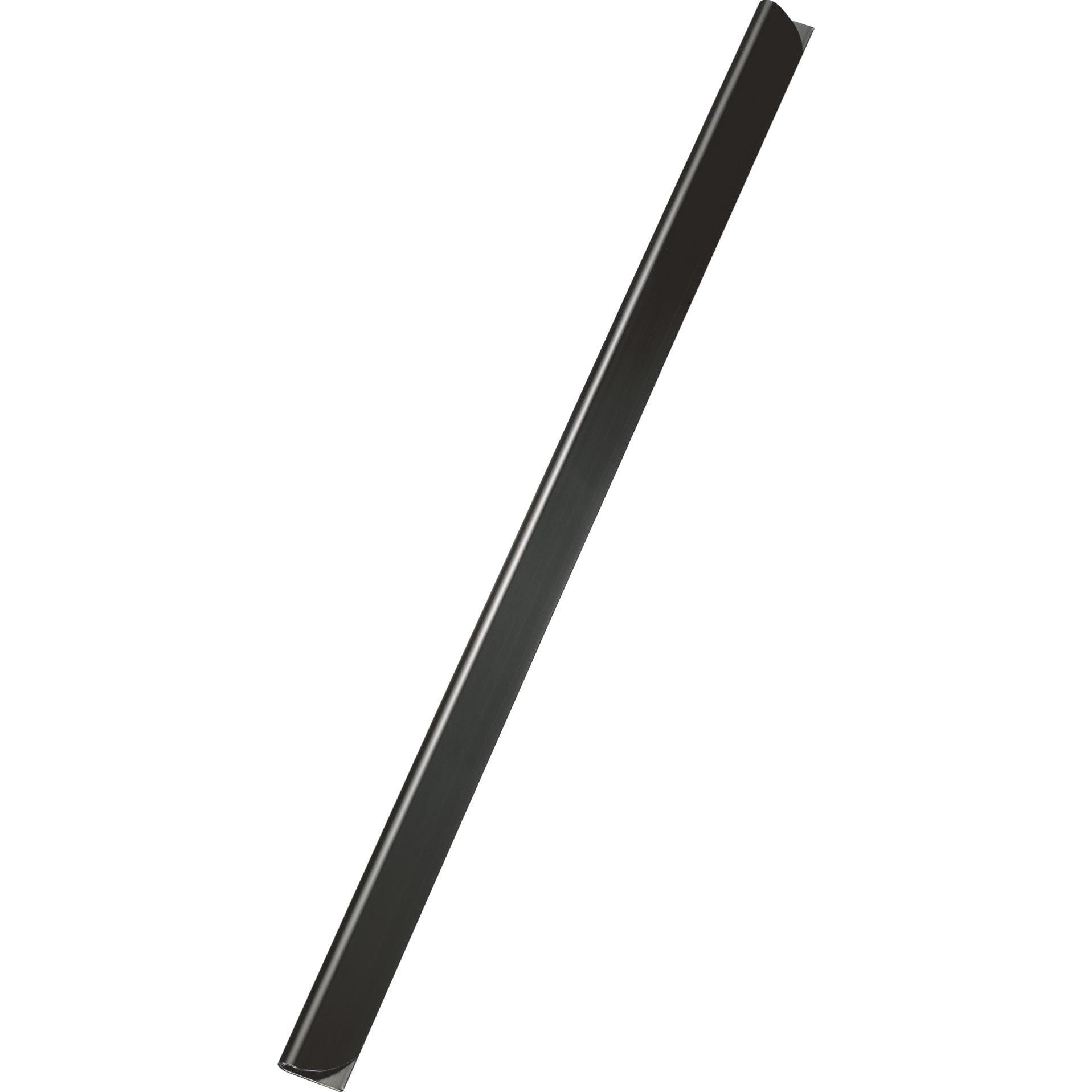 Leitz, Ordner Zubehör, Klemmschiene, DIN A4, Füllhöhe: 15 mm, schwarz aus Kunststoff, Fassungsvermögen: 130 Blatt