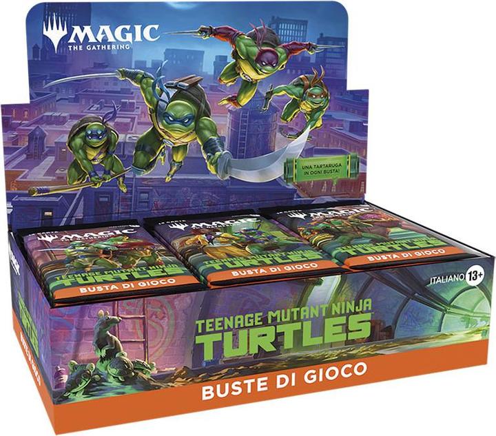 Wizards of the Coast Magic the Gathering Teenage Mutant Ninja Turtles présentoir boosters de jeu (30) *ITALIEN*