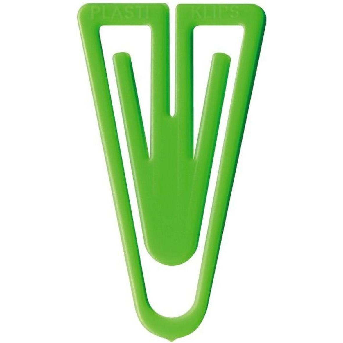 Laurel, Büroklammer, Büroklammern Super Plastiklips 110mm VE=1 Stück hellgrün (1 x)