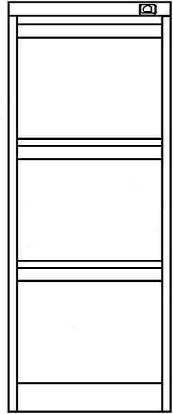 Actual product image Bisley Eco (41.5 x 62.5 x 101.5 cm)