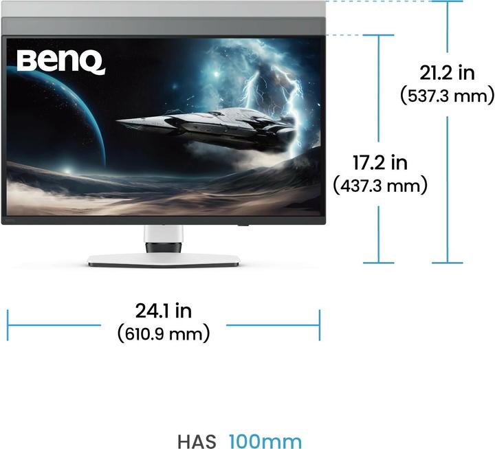 Produktbild BenQ EX271UZ 27IN 68.58CM OLED (3840 x 2160 Pixel, 27")