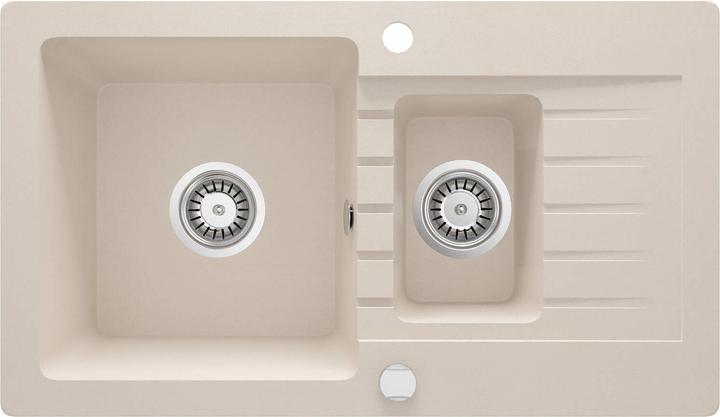 Image du produit No Name 1 évier 5 bacs en granit avec égouttoir (76 cm, 44 cm)