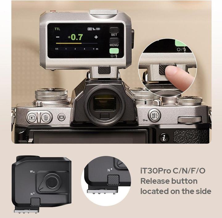 Produktbild Godox iT30Pro F black - TTL Mini Flash for Fujifilm black (Aufsteckblitz, Fujifilm)