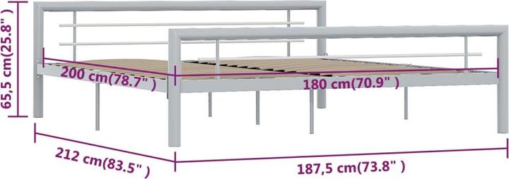 Image du produit vidaXL Bettgestell (180 x 200 cm)
