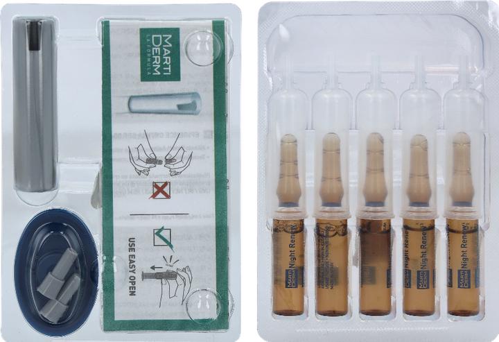 Actual product image Martiderm Platinum Night Renew Ampoules 30 x 2 ml (60 ml)