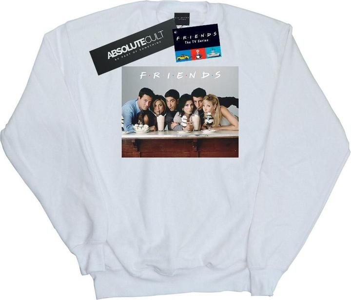 Actual product image Friends Womens/Ladies Group Photo Milkshakes Sweatshirt (L)